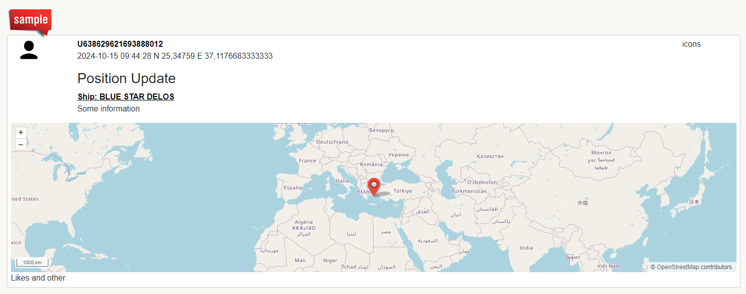 Example off dashboard flow sample